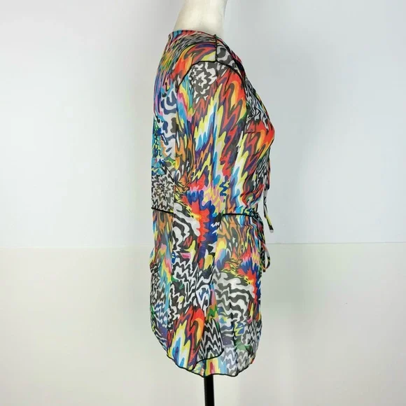 Multicolour mesh top - Picture 6 of 9